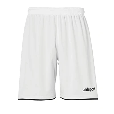 Afbeelding van Uhlsport Club Short Kinderen Wit / Zwart Maat: 128