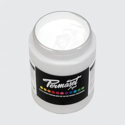 Afbeelding van Permaset Aqua Supercover 300 ml Fabric Printing Ink Wit