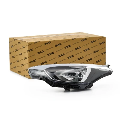 Afbeelding van TYC 20 15826 15 2 Koplampen Links H4 voor rechtsrijdend verkeer Zonder elektro motor HYUNDAI: i20 II Hatchback