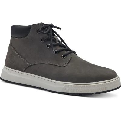 Afbeelding van s.Oliver Veterboots, Heren, Maat: 46, Dark grey Leer en imitatieleer