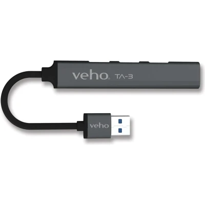 Afbeelding van Veho TA 3 USB A 4 port Mini hub VAA 550 TA3