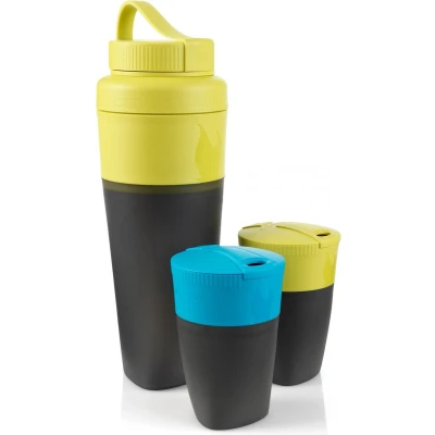 Afbeelding van Light My Fire Pack up Drinkflessen Set Lime Cyan Blue Zwart