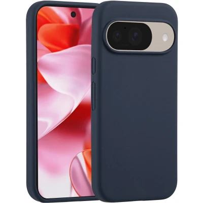 Afbeelding van Accezz Liquid Silicone Backcover voor de Google Pixel 10 / Pro Donkerblauw