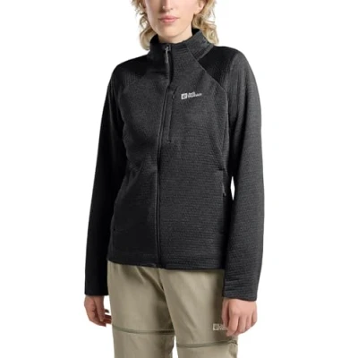 Afbeelding van Jack Wolfskin Taiga FZ W Fleecejas, Dames, Maat: Medium, Black