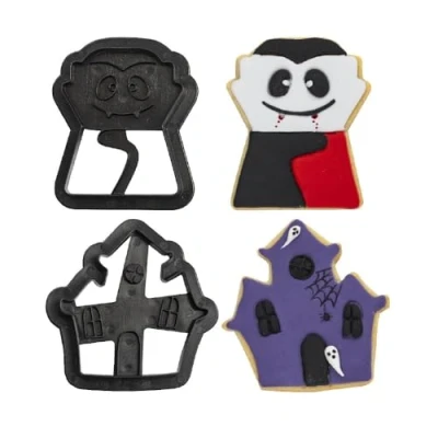 Afbeelding van Koekjes Uitsteker Set Halloween Spookhuis &amp; Vampier