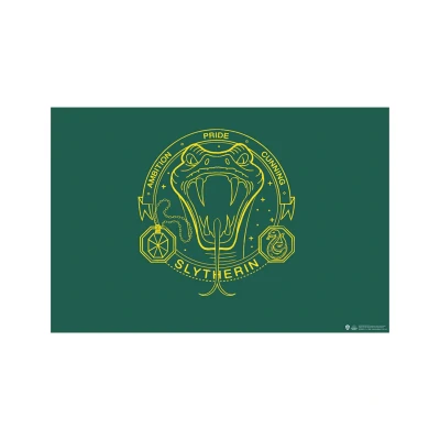 Afbeelding van Wizarding World Harry Potter Deurmat Zwadderich 45x75cm