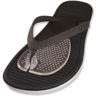 Afbeelding van New Age Devi &quot;Paarslipper{met}Inlegzool{van}Siliconen{ }Teenslipper{voor}Tegen{Blaren{ }Comfort&quot;
