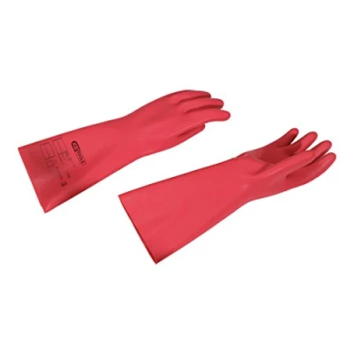 Afbeelding van KS Tools, beschermende handschoenen, Geïsoleerde handschoen voor elektriciens natuurlatex, maat 10 (10)