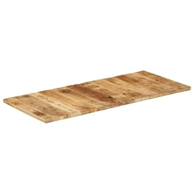Afbeelding van vidaXL Tafelblad 25 27 mm 140x60 cm massief mangohout