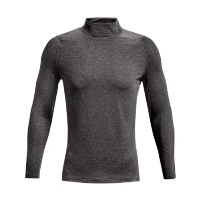 Afbeelding van Under Armour Fitted MOCK Longsleeve, Heren, Maat: XS, Grau