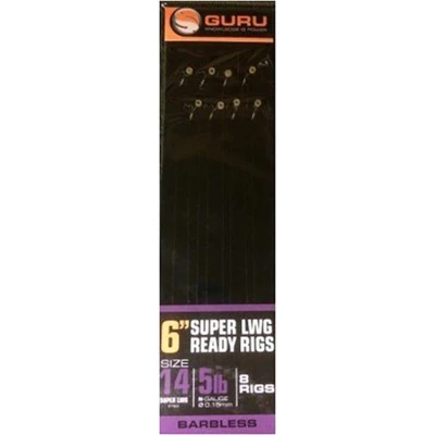 Afbeelding van Guru 6&quot; Super LWG Ready Rig (8 rigs) Maat : 0.11mm haak 20