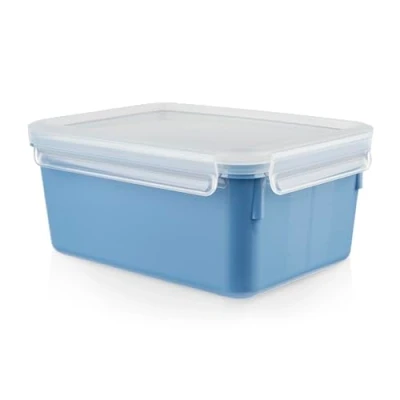 Afbeelding van Tefal Masterseal Colour Edition N1012810 Voedselbewaardoos, 2,2 l, blauw, BPA vrije kunststof, rechthoekig, 100% luchtdicht, vaatwasmachinebestendig en magnetronbestendig