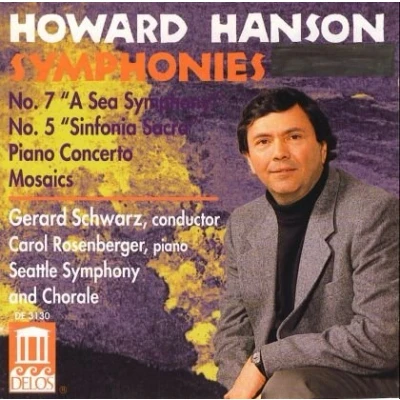 Afbeelding van Hanson: Symphonies 5 &amp; 7, etc / Schwarz, Seattle Symphony