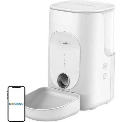 Afbeelding van Dogness F16 WiFi 5G 4L slimme voedseldispenser met plastic container (wit) (4 l), Voerbakje