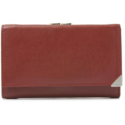 Afbeelding van dR Amsterdam Toronto Ladies Wallet red Dames portemonnee