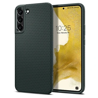 Afbeelding van Spigen Liquid Air Case Compatibel met Samsung Galaxy S22 hoesje Groen