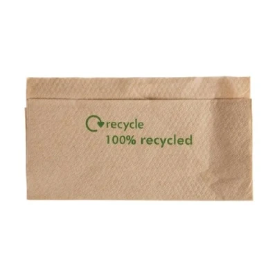 Afbeelding van Bio Futura Serviette FSC 1 Pli 16 x 9 cm Marron Carton 4800 unités