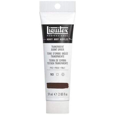 Afbeelding van Liquitex Professional Heavy Body Acryl 59 ml Transparant Verbrande Schaduwaarde Serie 2