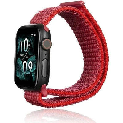 Afbeelding van Beline Apple Watch Nylon band 38/40/41mm rood/rood
