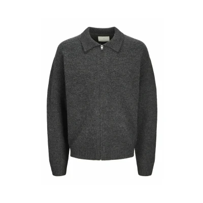 Afbeelding van Jack &amp; Jones Premium Lichte jas, Heren, Maat: XXL, Dark grey melange