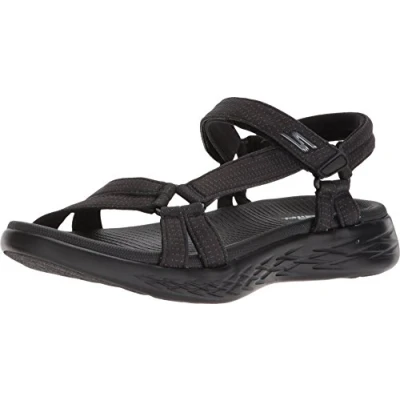 Afbeelding van Zwarte Sandalen Skechers On The Go