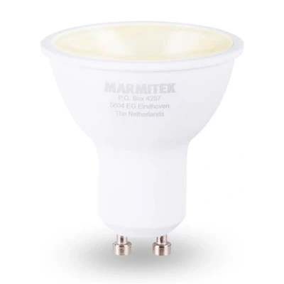 Afbeelding van Marmitek Glow XSE Wifi lamp GU10 Werkt met Google Home LED E27 Warm tot koud wit instelbaar Gloeilamp