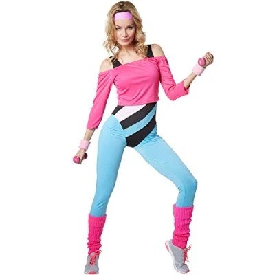 Afbeelding van dressforfun Aerobicster S verkleedkleding kostuum halloween verkleden feestkleding carnavalskleding carnaval feestkledij partykleding 302748