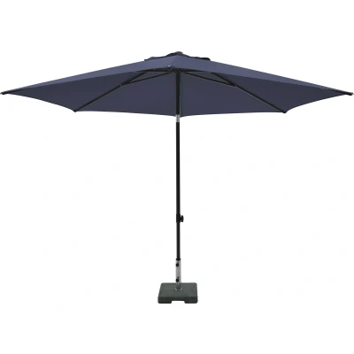 Afbeelding van Stokparasol corsica push up 200x250cm polyester sfr blue grade 6 zonwering Madison