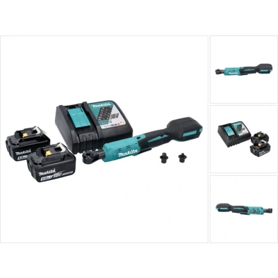 Afbeelding van Makita DWR 180 RT accuschroevendraaier 18 V 47,5 Nm 1/4&quot; 3/8&quot; + 2x accu 5.0 Ah lader