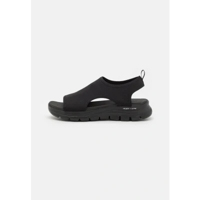 Afbeelding van Skechers Sport FLEX Appeal 4.0 Sandalen met sleehak, Dames, Maat: 41, Black Textiel