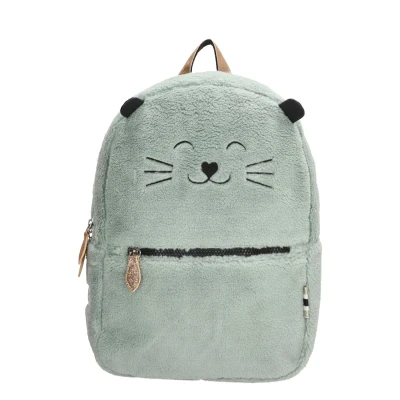 Afbeelding van Zebra Trends Girls Rugzak Teddy Cat mint