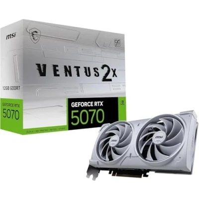 Image de Carte graphique interne GeForce RTX 5070 12G VENTUS 2X OC WHITE