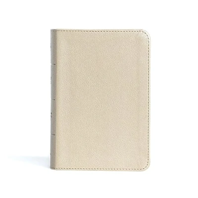 Afbeelding van CSB Large Print Compact Reference Bible, Gold Leathertouch