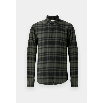 Afbeelding van Only &amp; Sons Overhemd Onsgudmund Ls Checked Shirt Noos 22007112 Forest Night/black Mannen Maat M