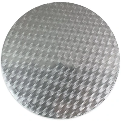 Afbeelding van PME CBR845 taartstandaard, rond, kunststof, zilverkleurig, 30 x 1,1 cm