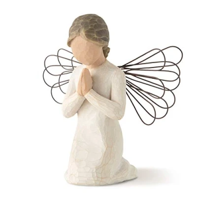 Afbeelding van Willow Tree 26012 Engel Van Het Gebed Figuur, 3,8 x 10,2 cm, Naturel