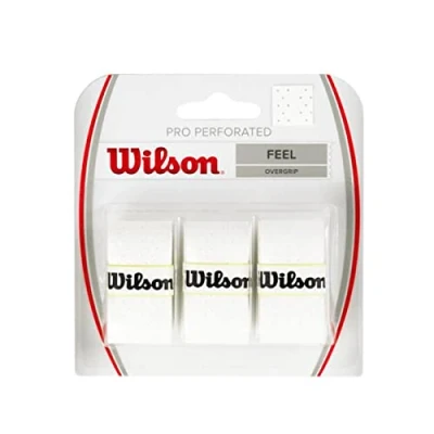 Afbeelding van Wilson Pro Perforated Tennis / Padel Overgrip Wit