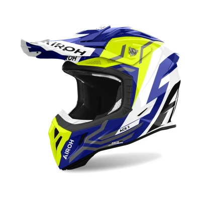 Afbeelding van Airoh 2024 Aviator Ace 2 Ground Crosshelm Geel maat XS