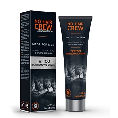Afbeelding van NO HAIR CREW Tattoo Haarverwijderingscrème 150ml