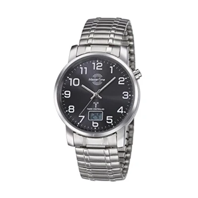 Afbeelding van Master Time MTGA 10308 22M Herenhorloge, analoog, digitaal, kwarts, met roestvrijstalen armband, armband