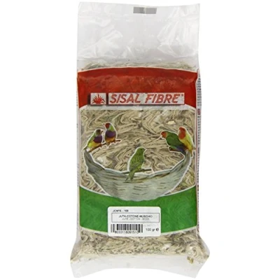 Afbeelding van Binnenvogel Nestmateriaal Sisal Fibre Cocos Jute Katoen Gemengd 500 gram