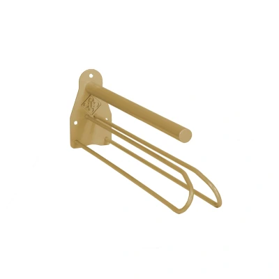 Image de Kentucky Porte Selle Metal avec Tapis de Support Steel Gold