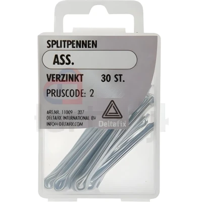Afbeelding van Splitpennen ass. verz 30st Deltafix