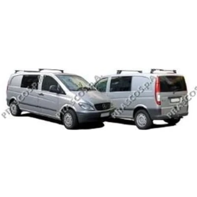 Afbeelding van PRASCO ME9097413 Afdekking, buitenspiegel rechts Met grondlaag MERCEDES BENZ: Vito Mixto, Viano