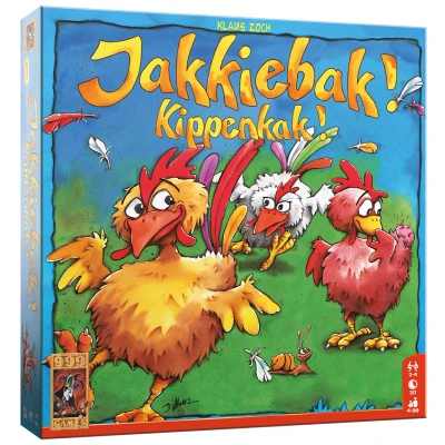 Afbeelding van Jakkiebak! Kippenkak! Bordspel 999 Games