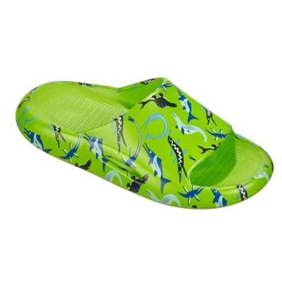 Afbeelding van BECO OCEAN DINOS badslippers voor kinderen groen maat 22 23