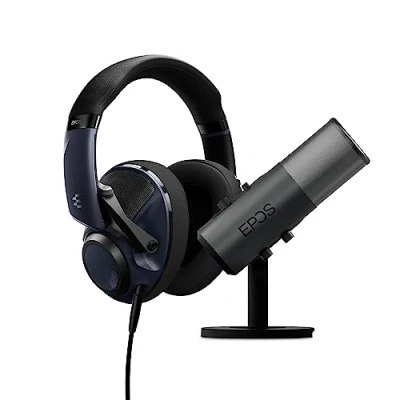 Afbeelding van EPOS H6PRO &amp; B20 Streaming Bundle Open Akoestische Gaming Headset Microfoon Bundel met bedrade Hoofdtelefoon en voor Je Configuratie