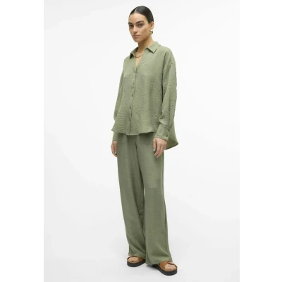 Afbeelding van Vero Moda Vmmelaney Overhemdblouse, Dames, Maat: Large, Laurel wreath
