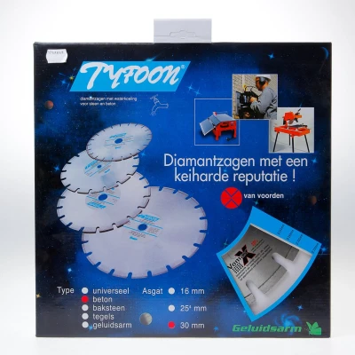 Afbeelding van Voorden Diamantzaag nat Tyfoon beton diameter 300 x asgat 30mm