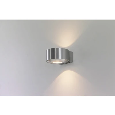 Afbeelding van Wandlamp rond alu LED